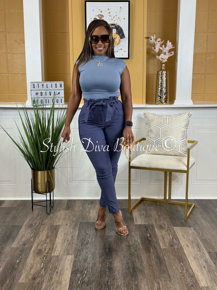 Luxe Diva Pants (Midnight Navy)