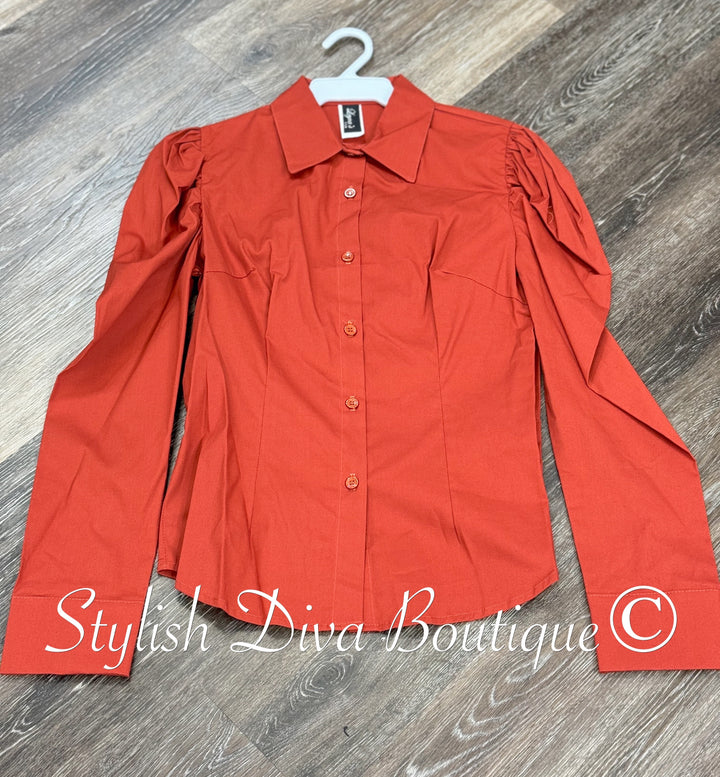 Stylish & Extra Button Down L/S Top