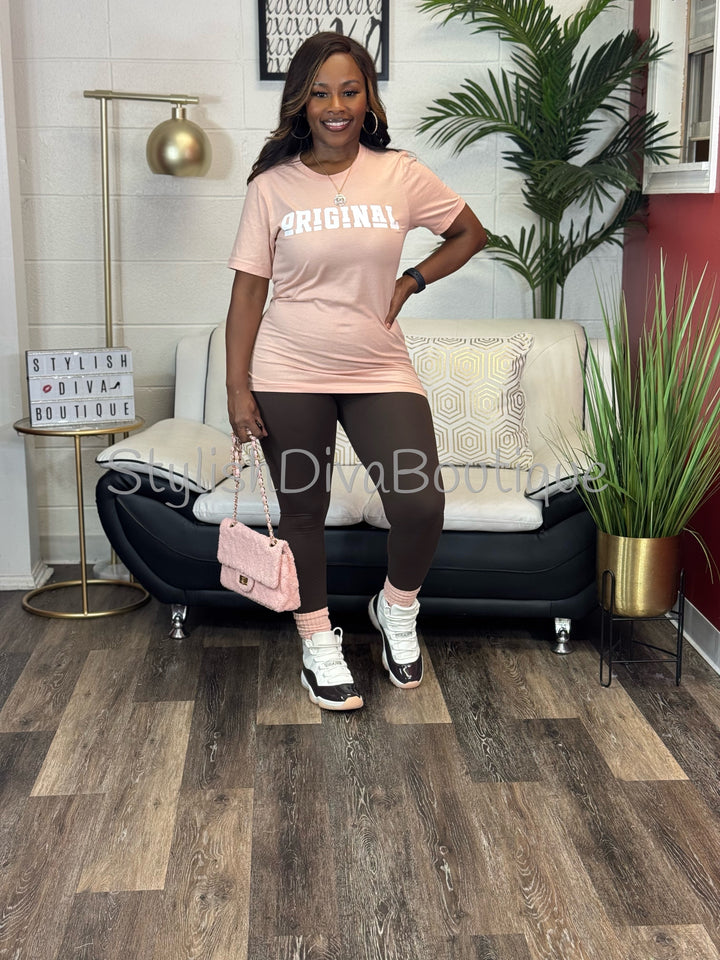 ORIGINAL Signature Graphic Tee (Blush Pink)