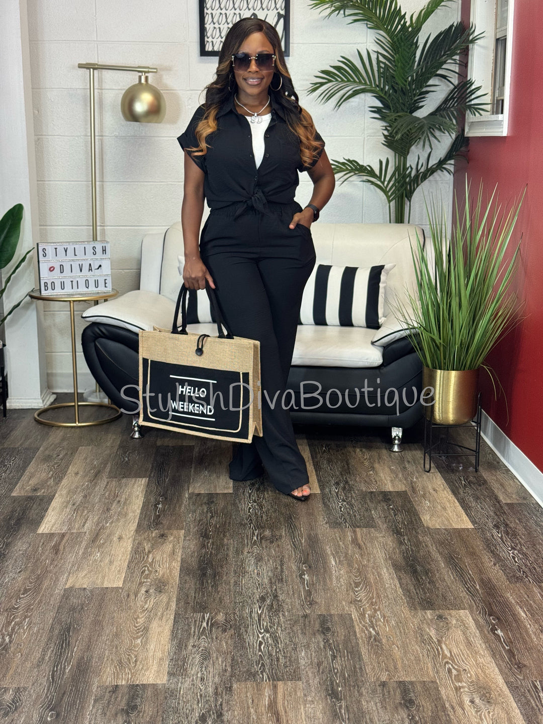 The Effortless Pants Set (Black)