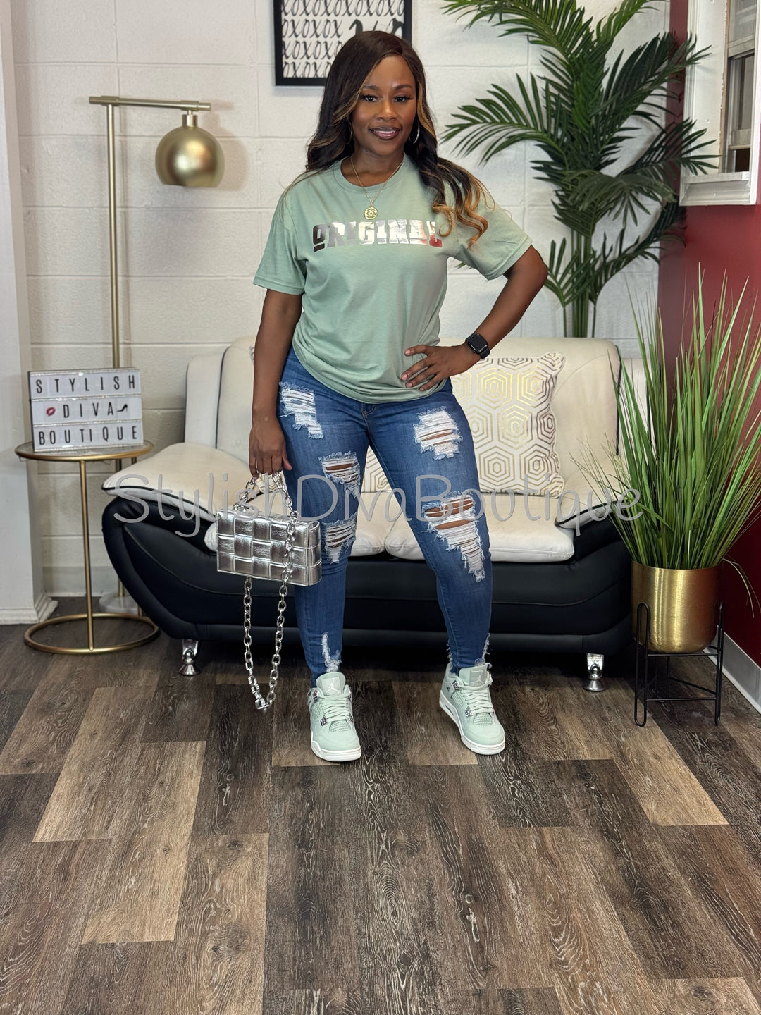 ORIGINAL Signature Graphic Tee (Sage Serenity)