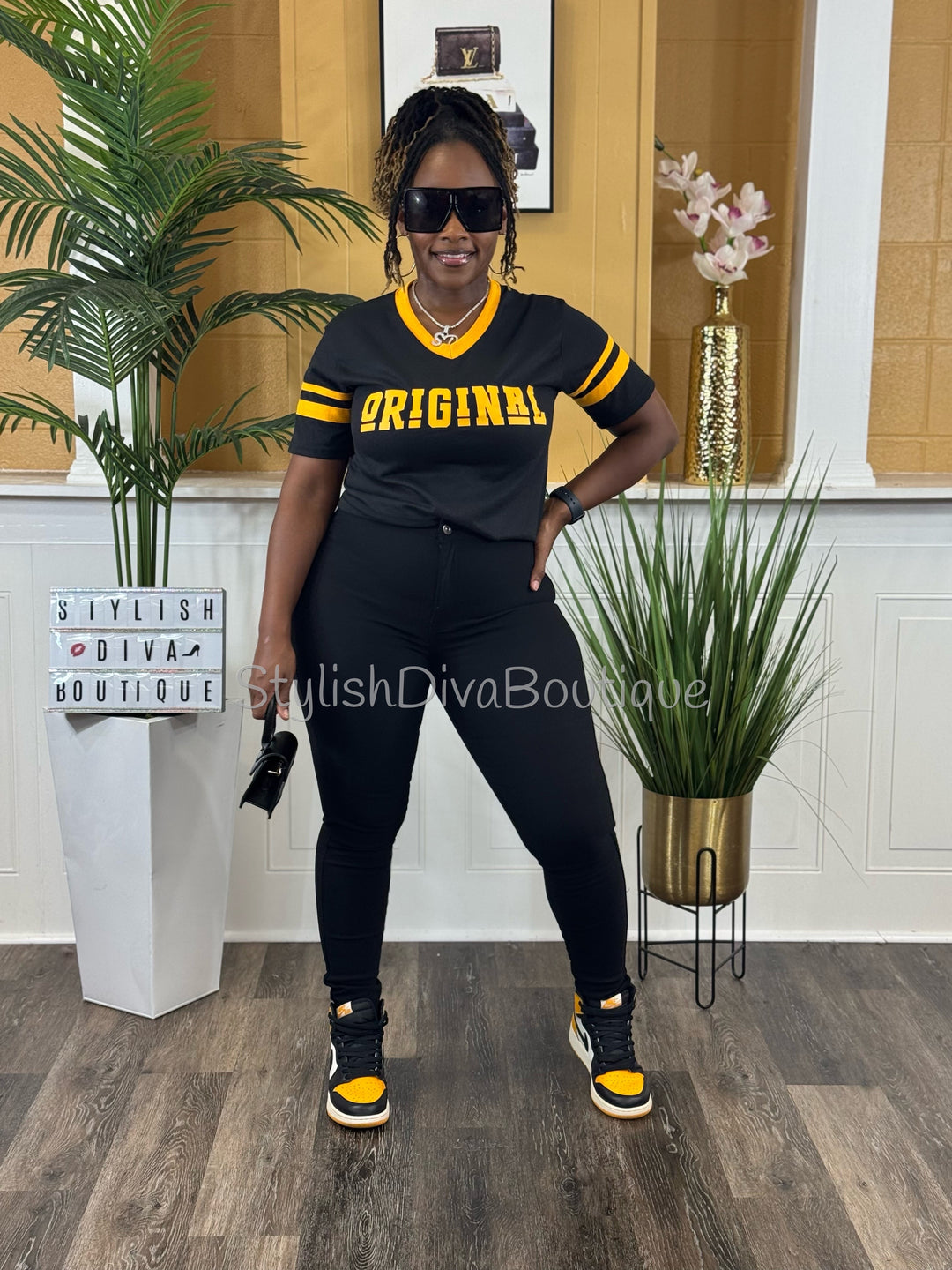 So Curvy Signature Skinny Jeans up to 4XL (Black)