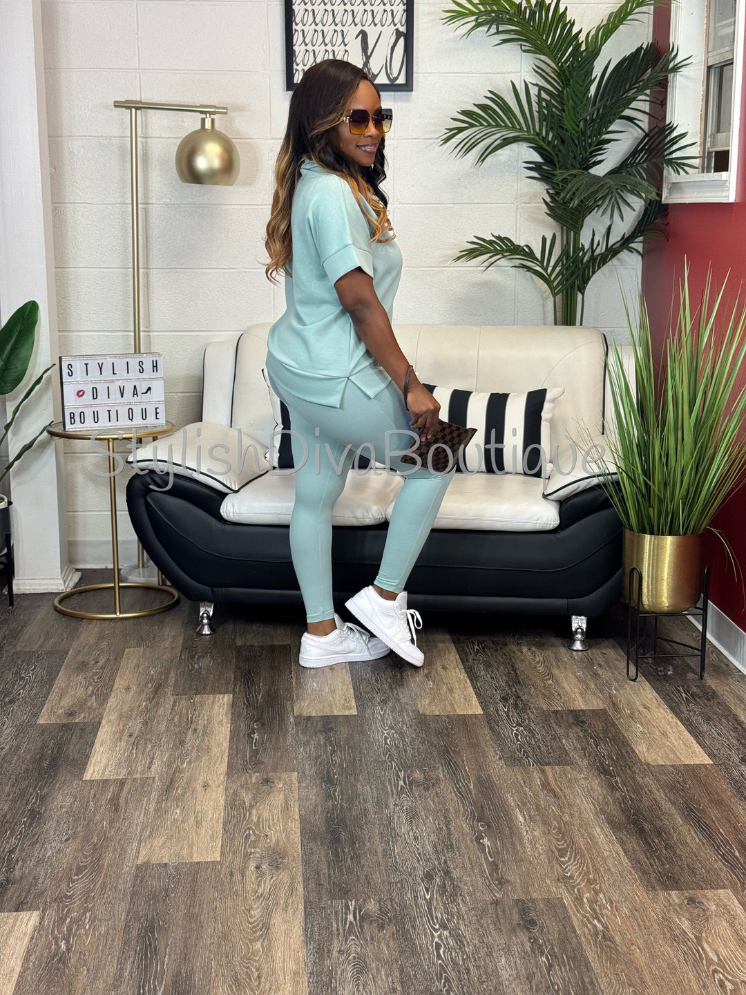 Butter Soft Microfiber Leggings (Spring Green)