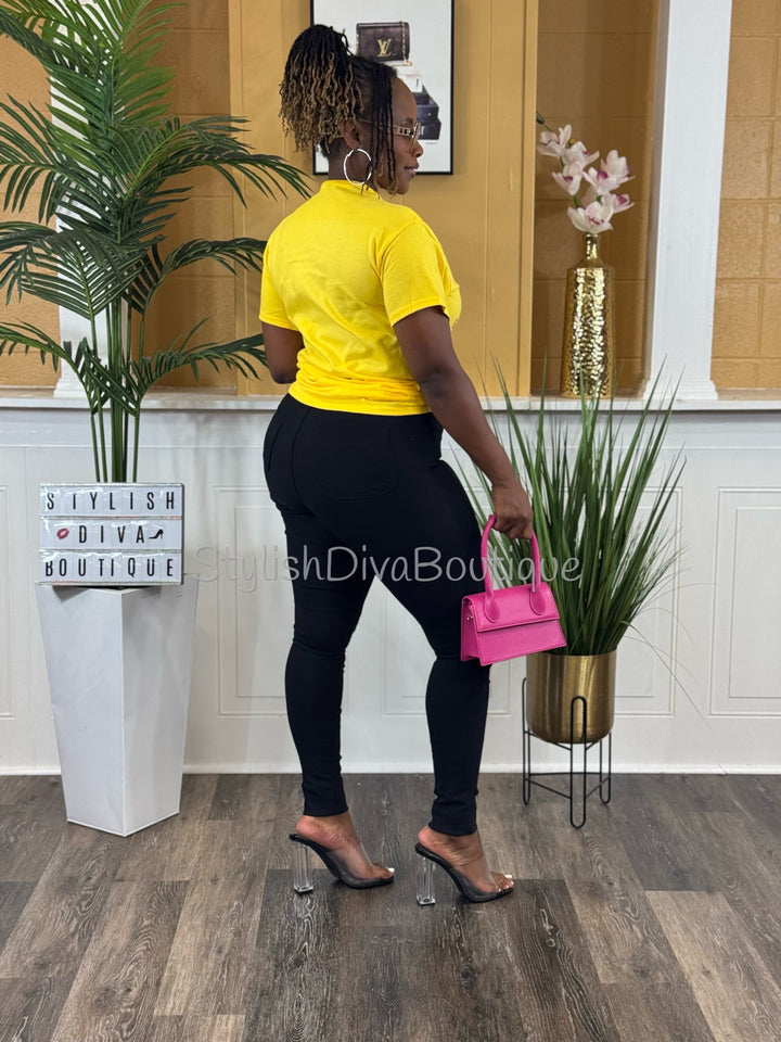So Curvy Signature Skinny Jeans up to 4XL (Black)