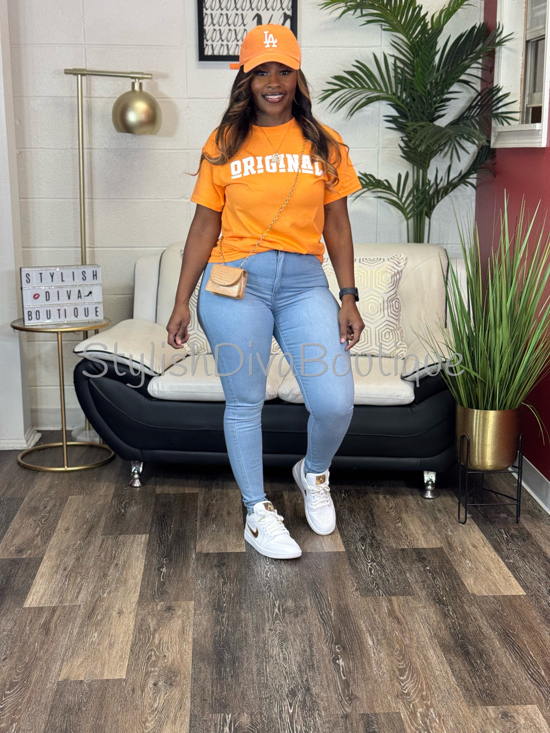 ORIGINAL Signature Graphic Tee (Tangerine Orange)