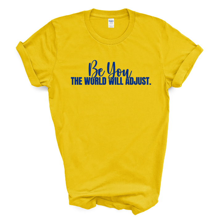 Be You Graphic Tee (Royal Blue Print)