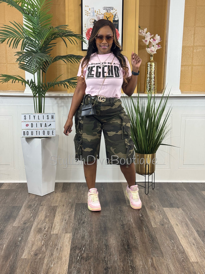 Casual Flex Camo Jorts up to 3XL