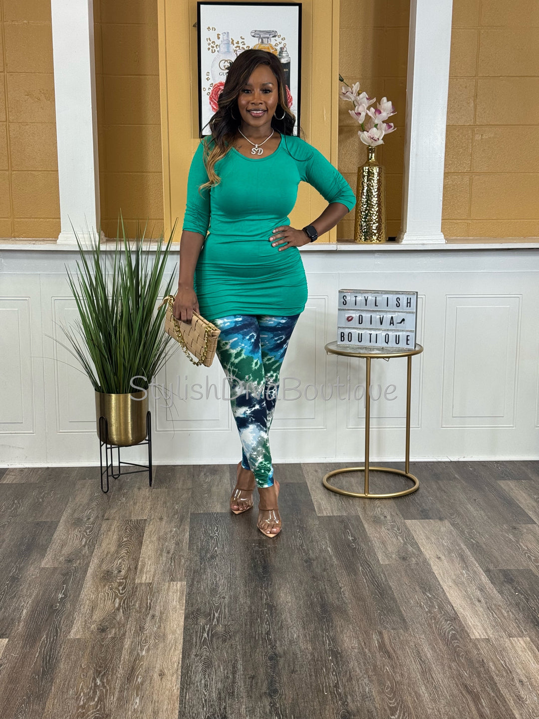 Emerald Energy Legging Set