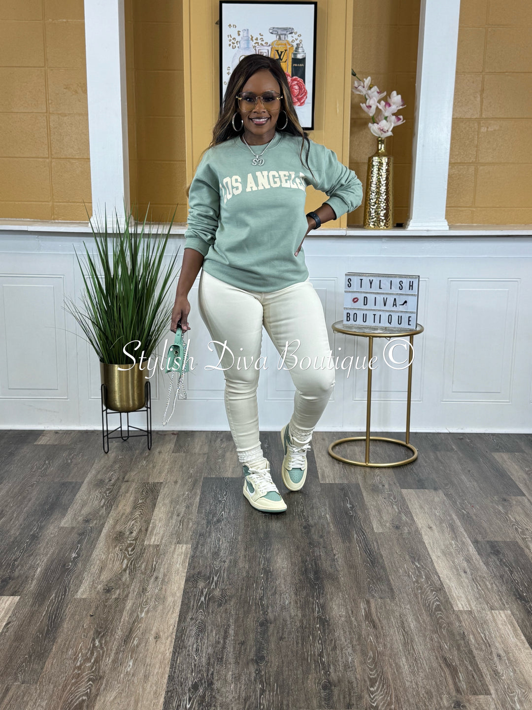 So Curvy Stretch Skinny Jeans up to 2XL (Cream)