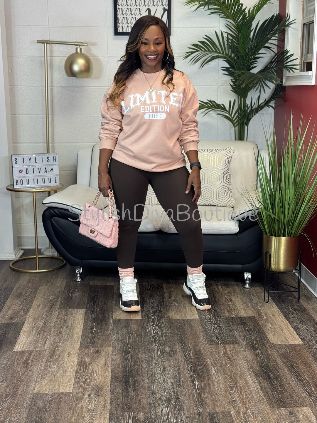 Butter Soft Microfiber Leggings up to 3XL (Chocolate)