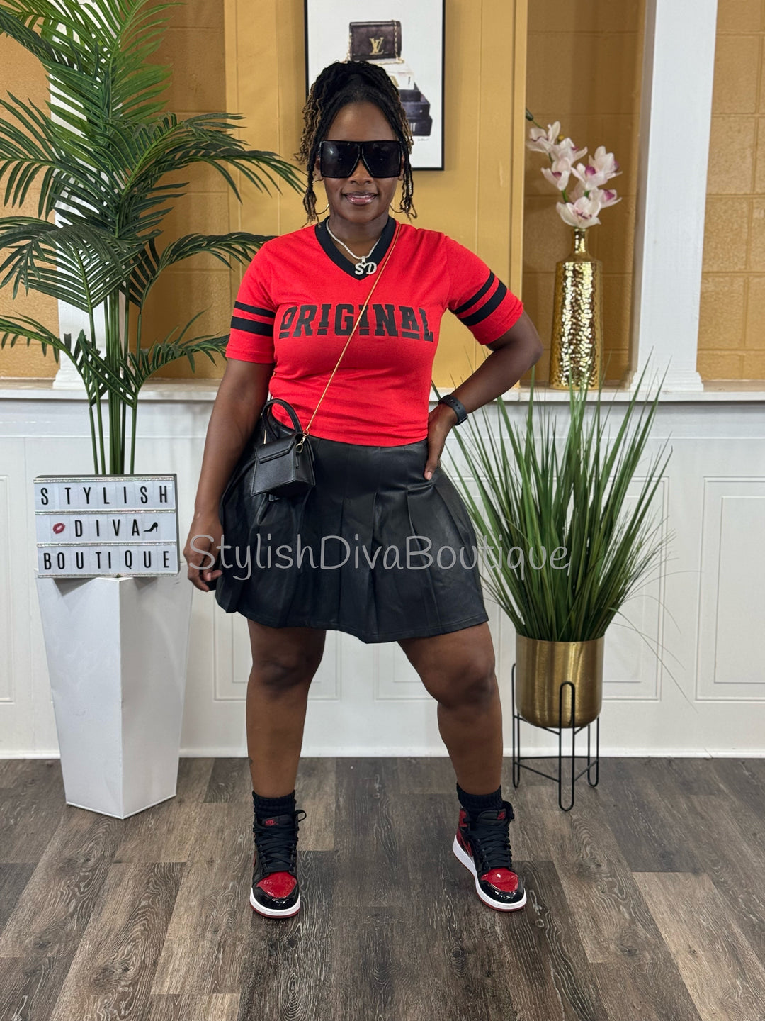 ORIGINAL Varsity Tee (Red/Black)