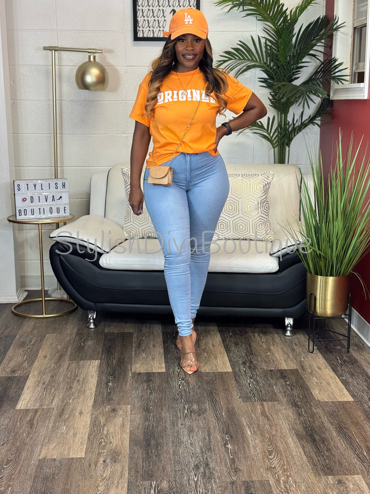 ORIGINAL Signature Graphic Tee (Tangerine Orange)