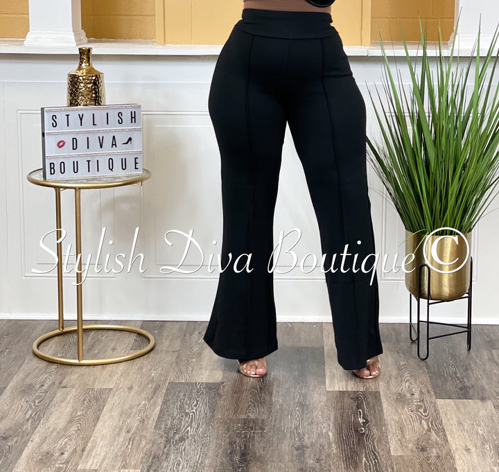 Gia Flare Pants (Black)