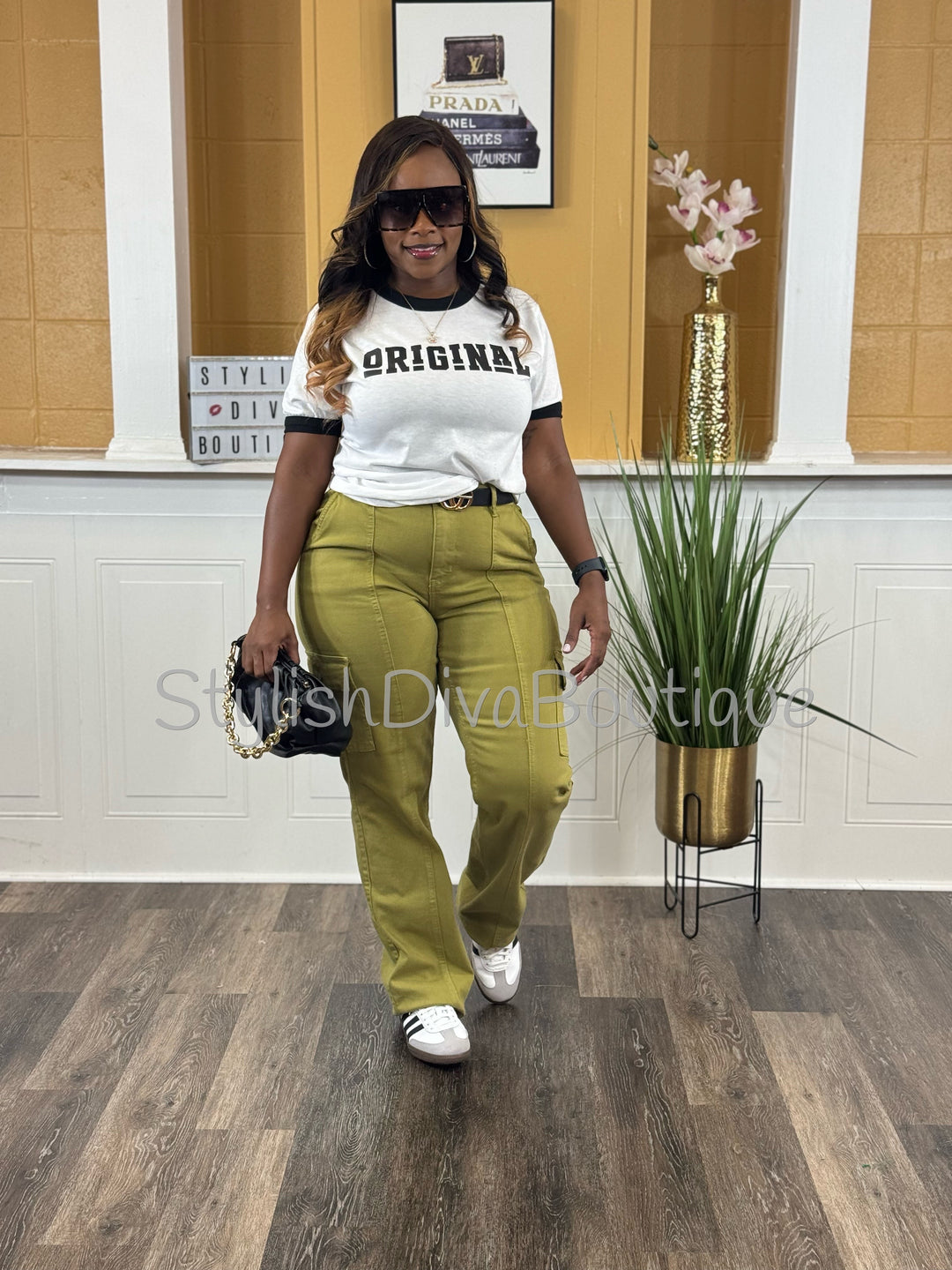 The Assignment Cargo Pants up to 24W (Matcha)