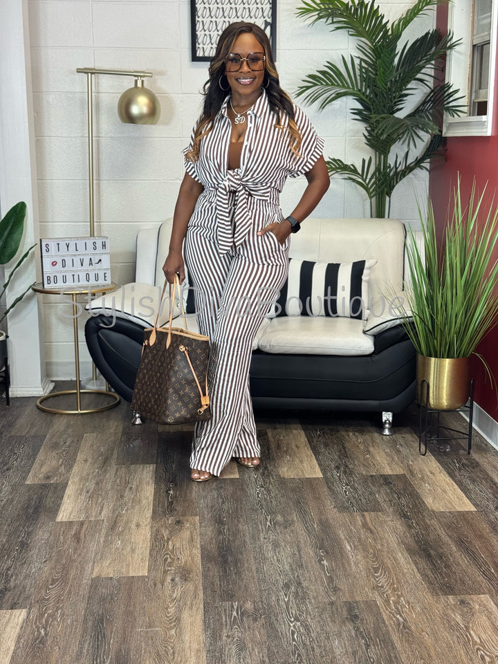 Addy Scoop Neck Bodysuit (Brown)