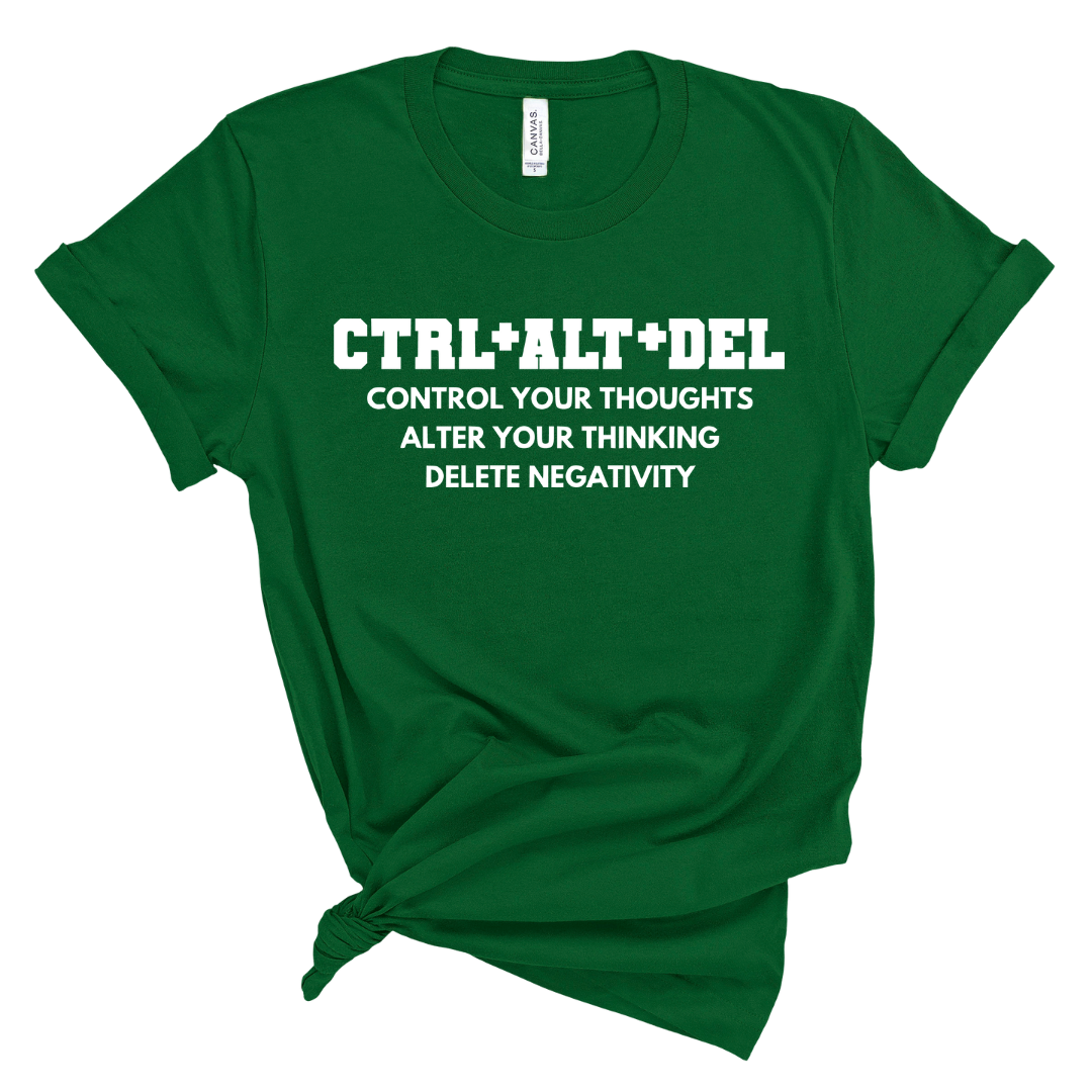 CTRL+ALT+DEL T-Shirt (White Print)