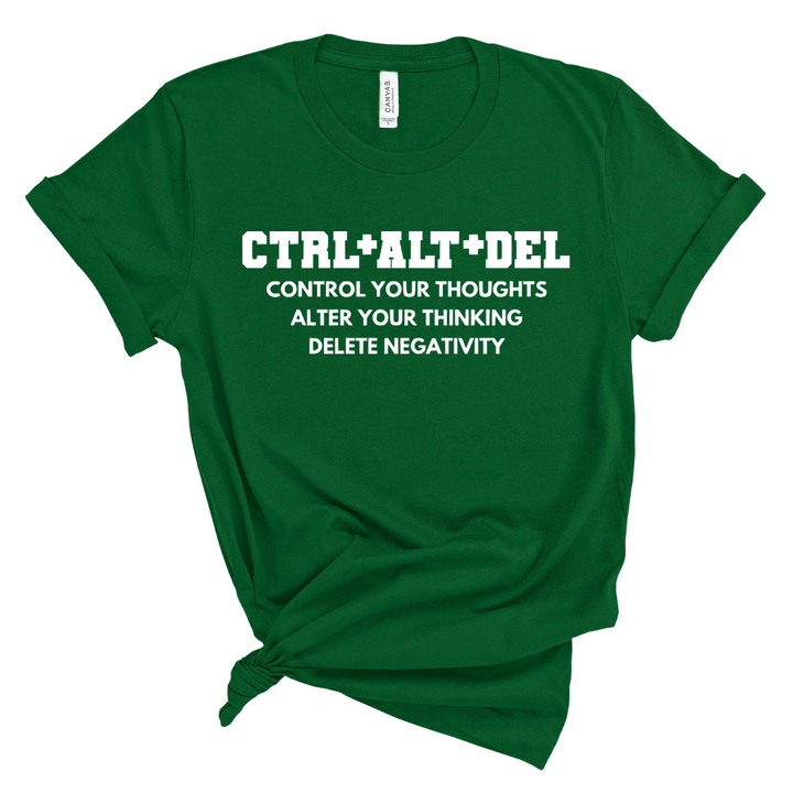 CTRL+ALT+DEL T-Shirt (White Print)