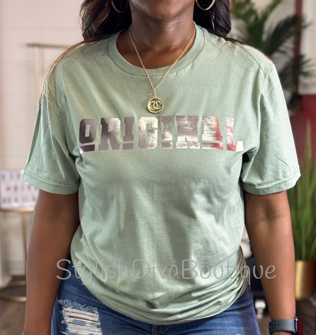 ORIGINAL Signature Graphic Tee (Sage Serenity)