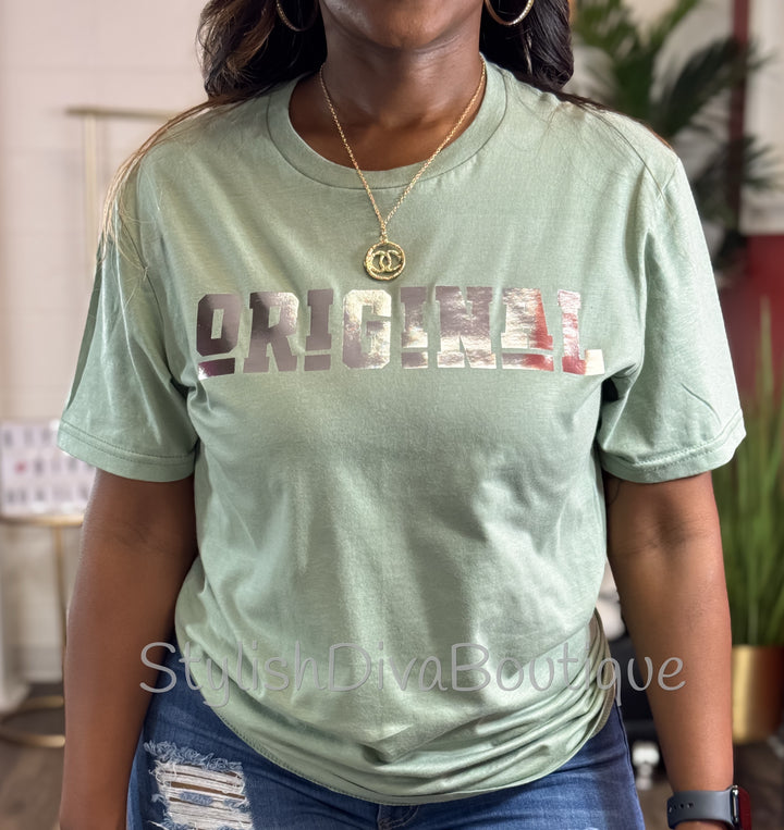 ORIGINAL Signature Graphic Tee (Sage Serenity)