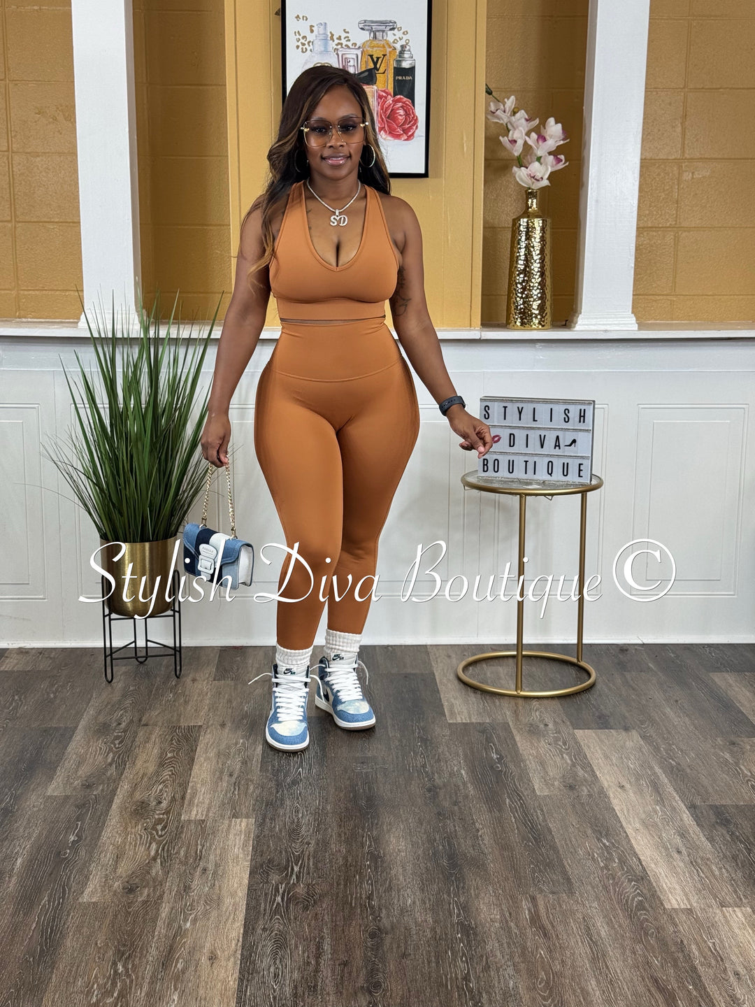 Totally Cute Active Set (Almond Brown)