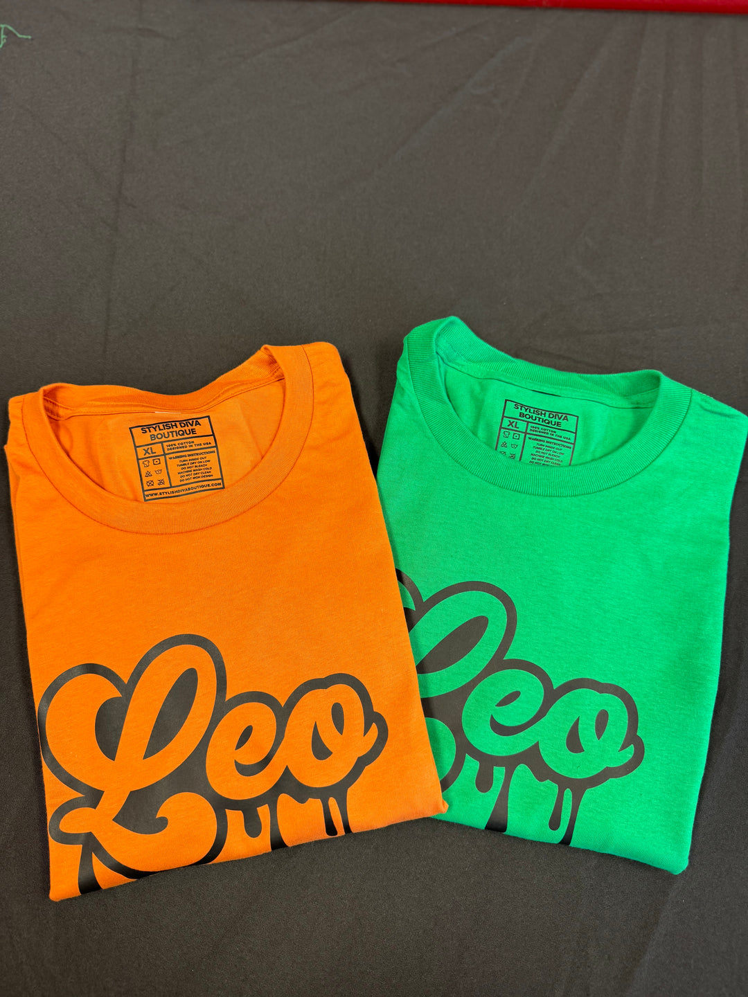 Leo Dripping T-Shirt (Black Print)