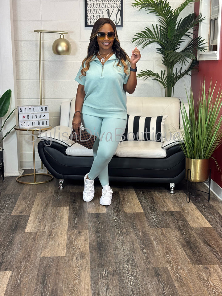 Butter Soft Microfiber Leggings (Spring Green)