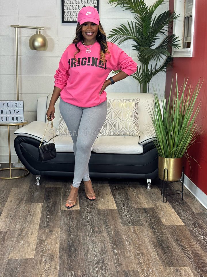 ORIGINAL Signature Sweatshirt (Diva Pink)