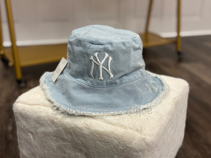 Diva Off Duty Denim Bucket Hat