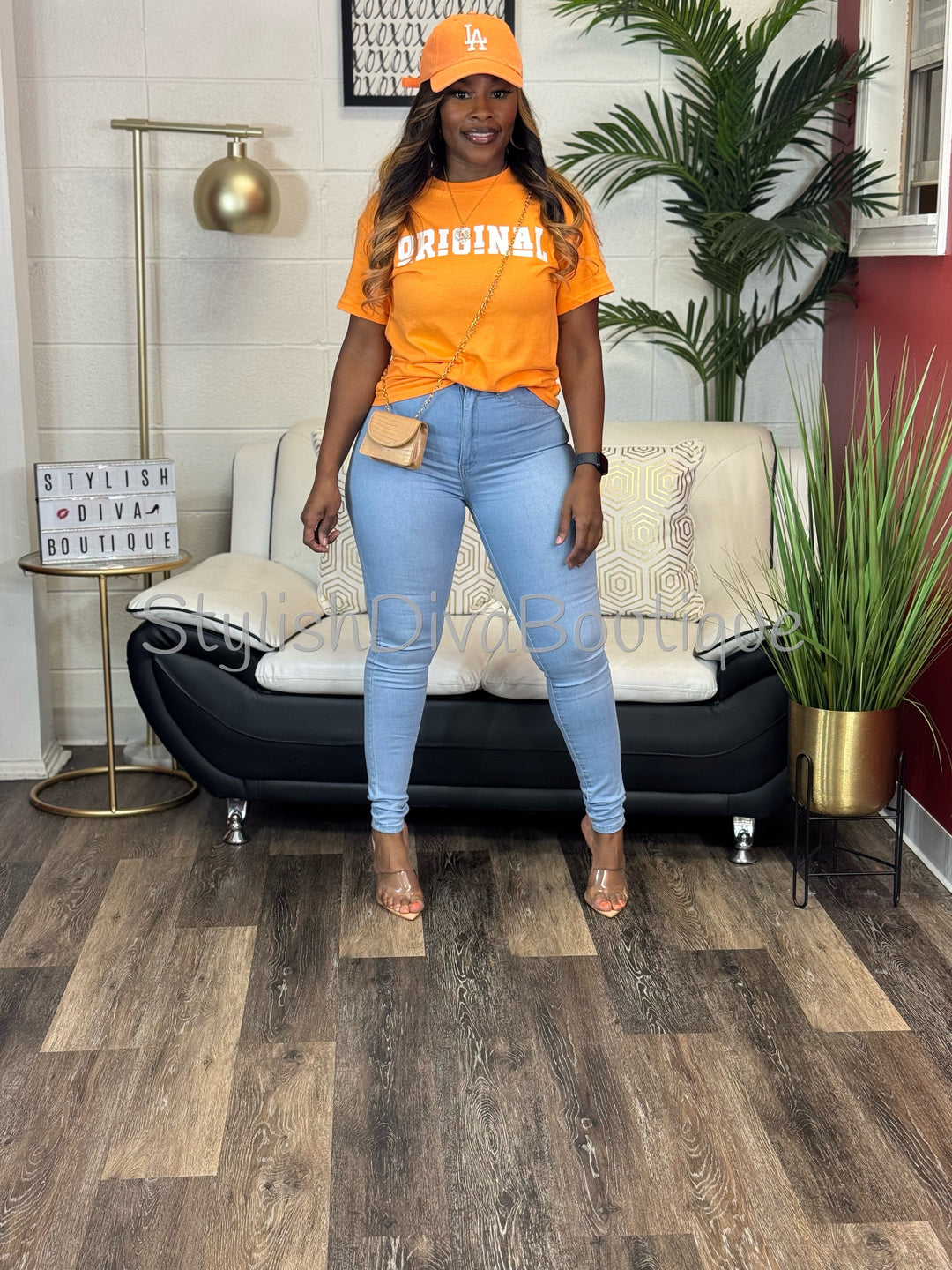 ORIGINAL Signature Graphic Tee (Tangerine Orange)