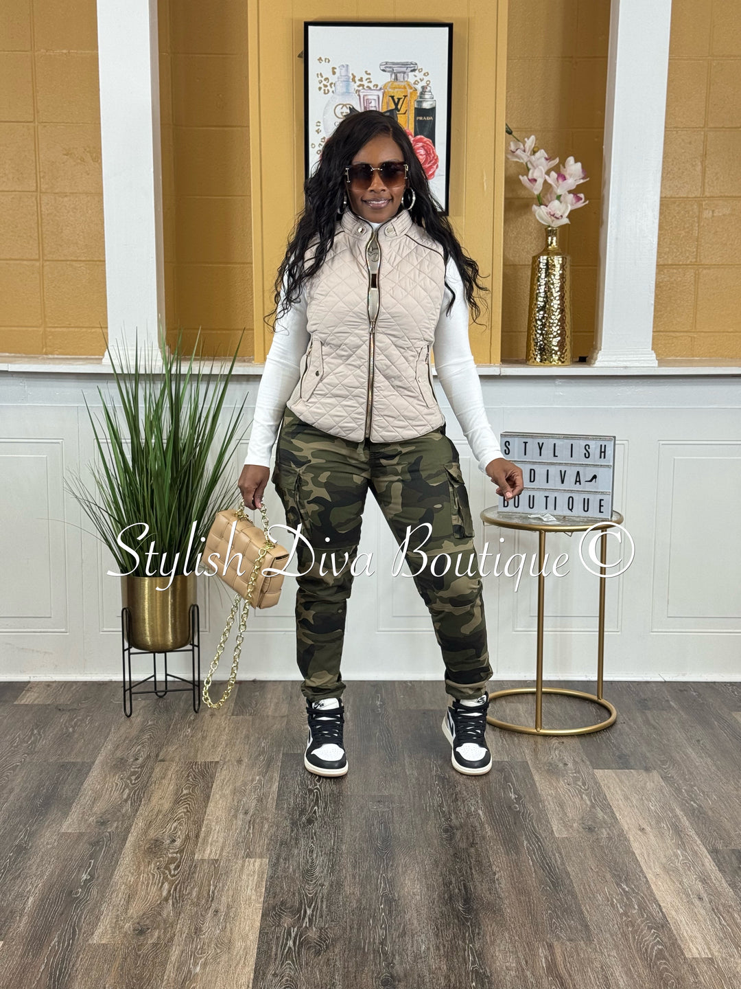 Kima Camo Cargo Joggers