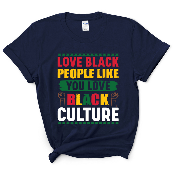Love Black People T-Shirt (Multi-Color Print)