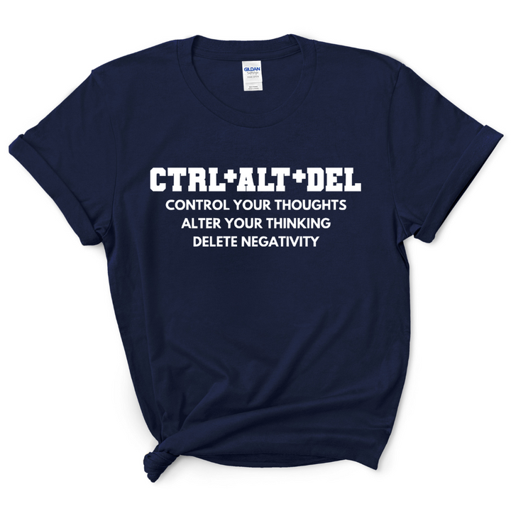 CTRL+ALT+DEL T-Shirt (White Print)