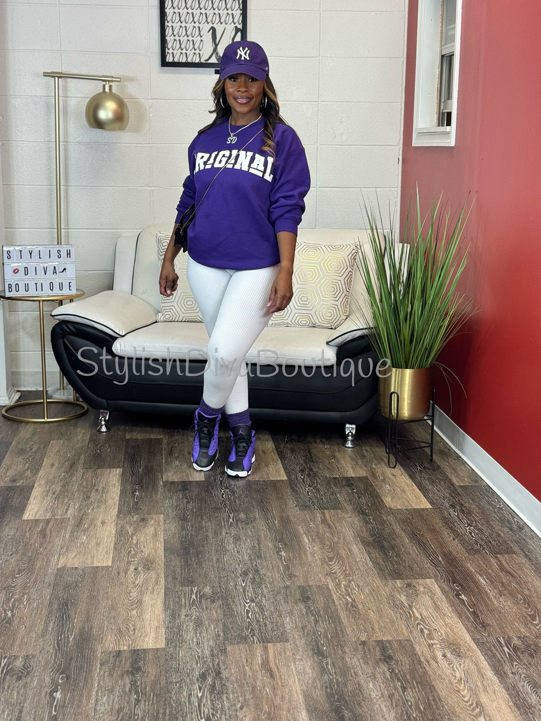 ORIGINAL Bold Sweatshirt Only up to 3XL (White Print)