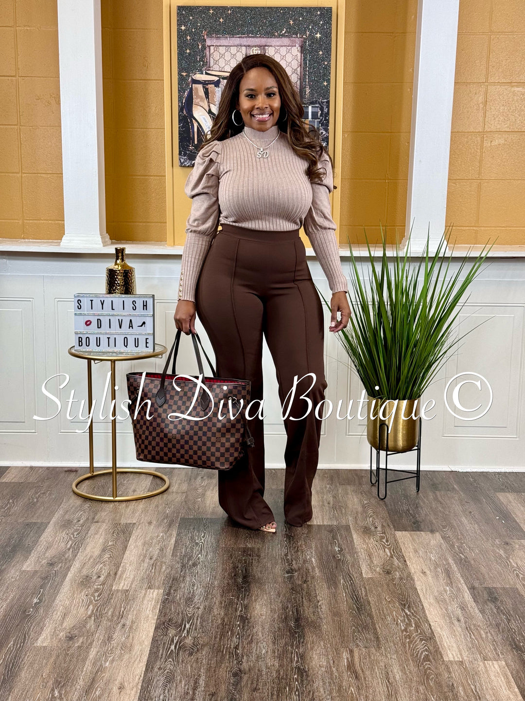 Gina Pants (Brown)