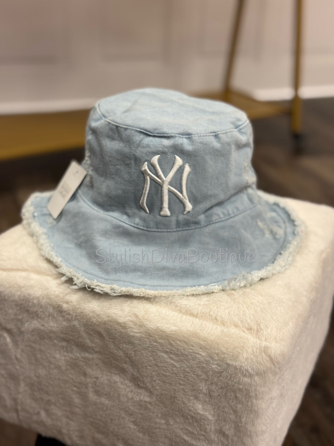 Diva Off Duty Denim Bucket Hat