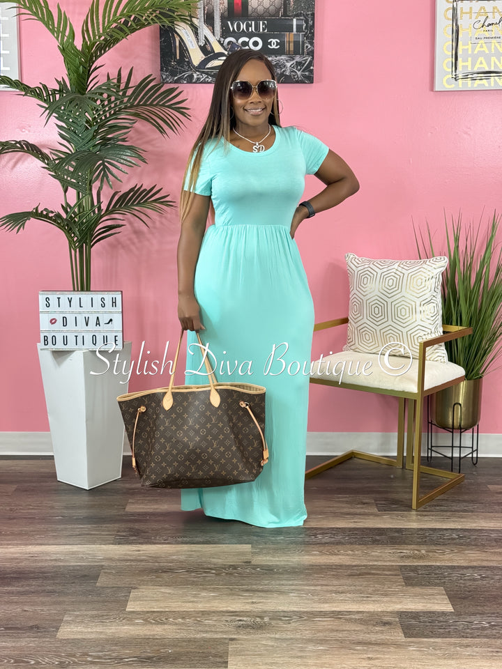 Sofie S/S Maxi Dress (Mint)