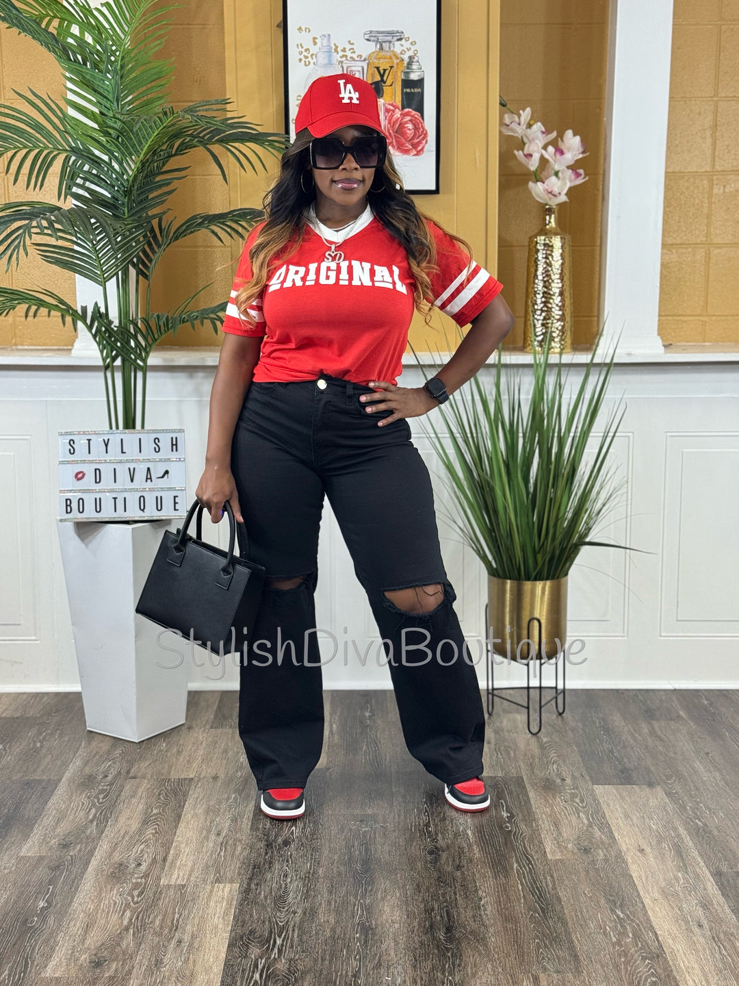 ORIGINAL Varsity Tee (Power Red)