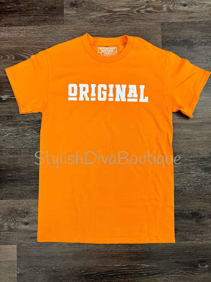 ORIGINAL Signature Graphic Tee (Tangerine Orange)