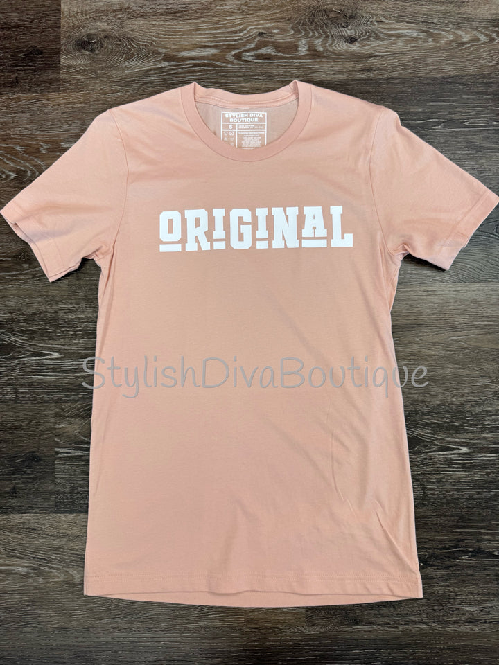 ORIGINAL Signature Graphic Tee (Blush Pink)