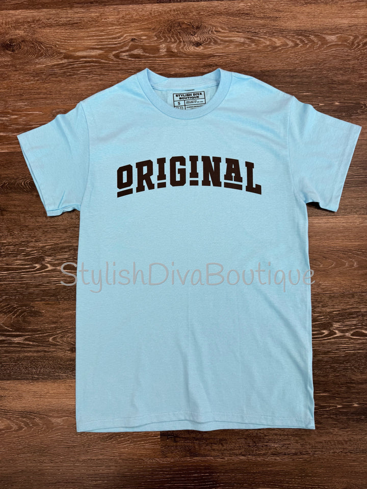 ORIGINAL Signature Graphic Tee (Sky Blue)