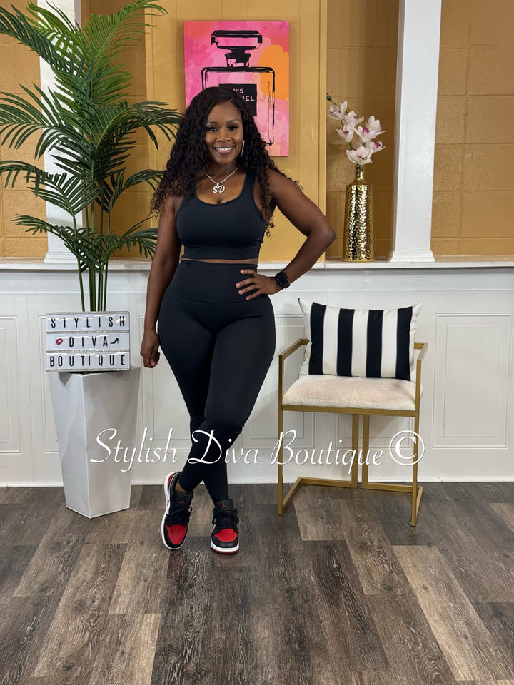 Totally Cute Active Set (Black)