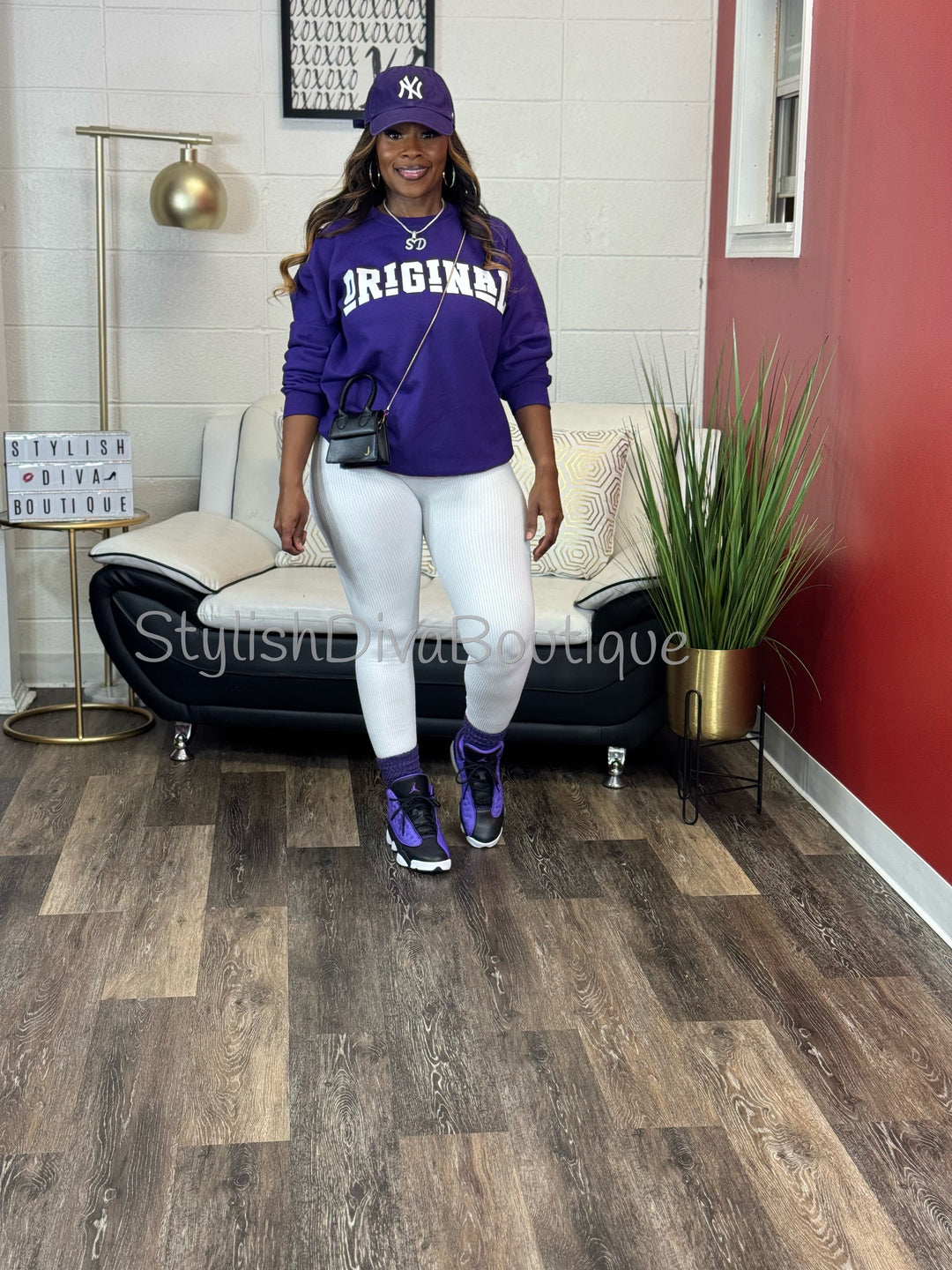 ORIGINAL Bold Sweatshirt Only up to 3XL (White Print)