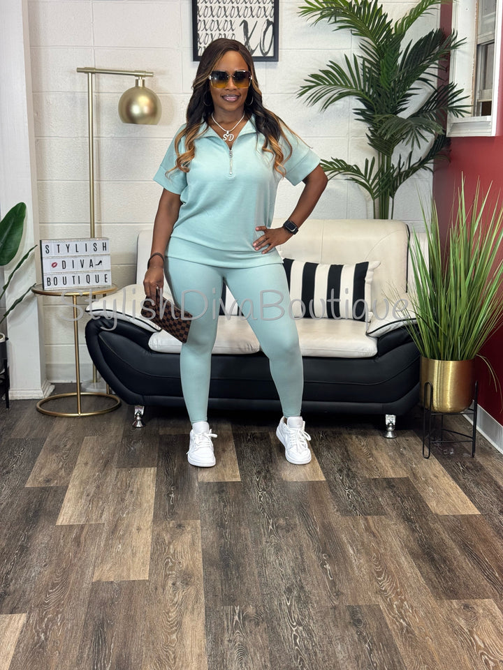 Butter Soft Microfiber Leggings (Spring Green)