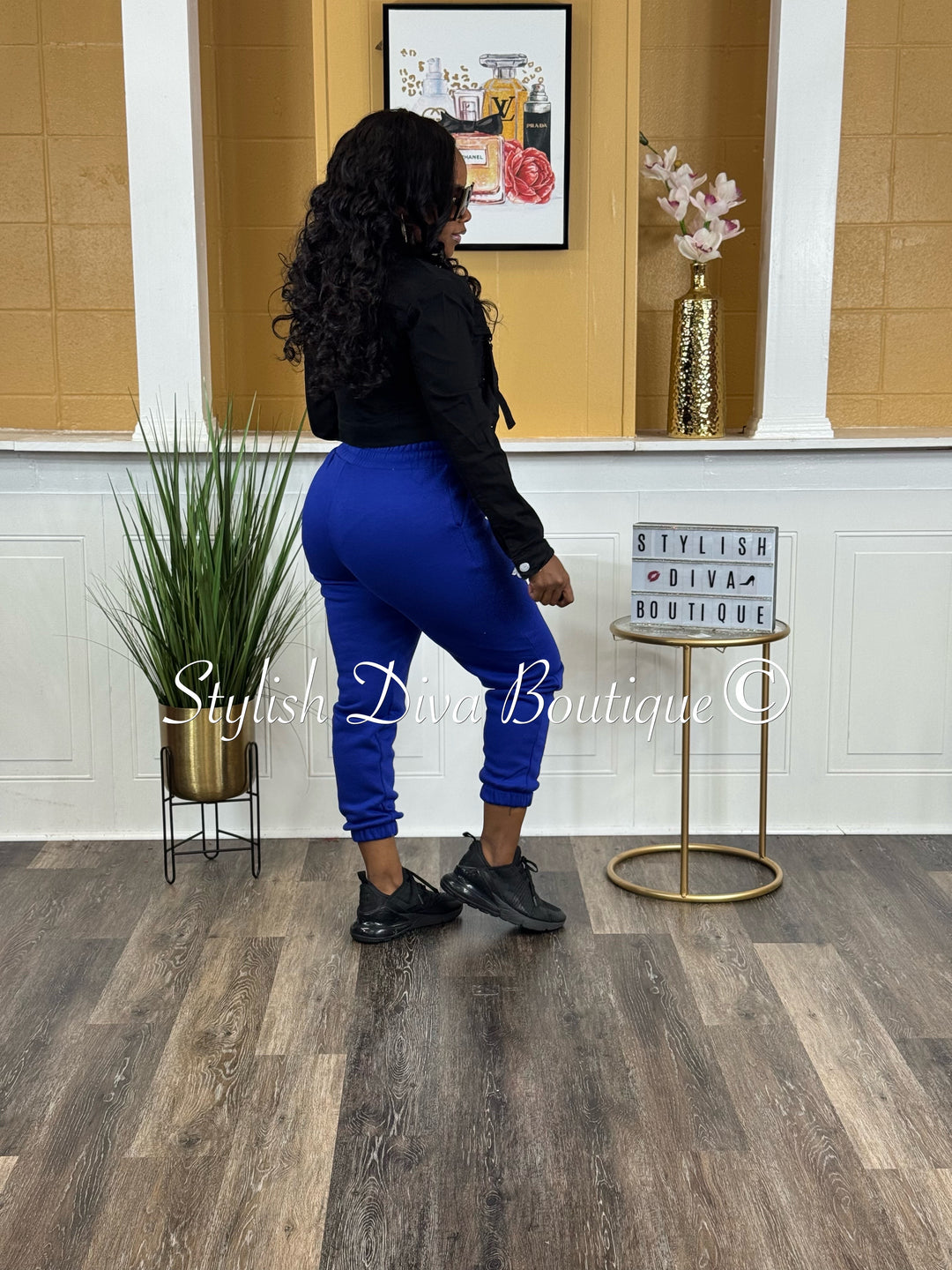 Kerri Jogger Set (Bright Blue)