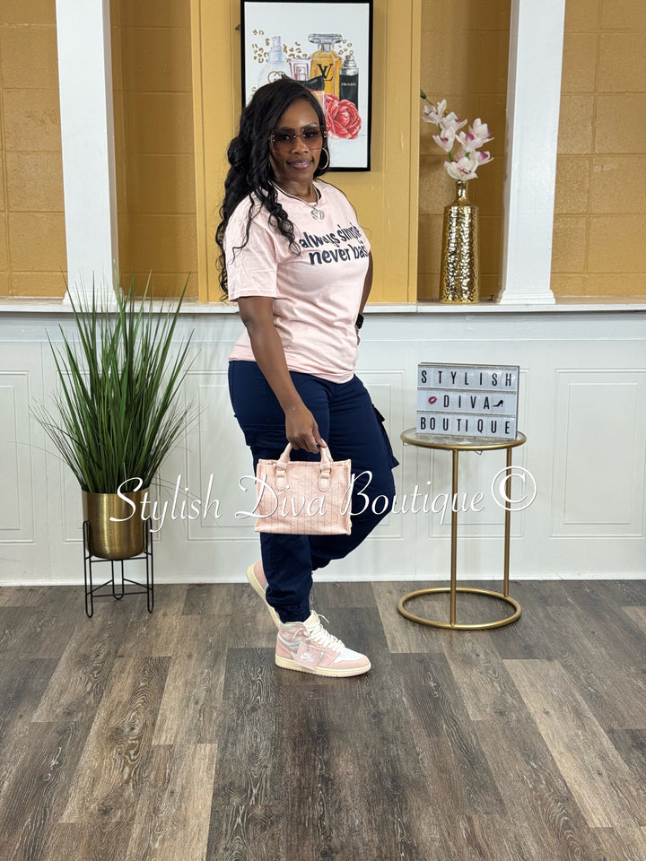 Kima Cargo Joggers (Navy)