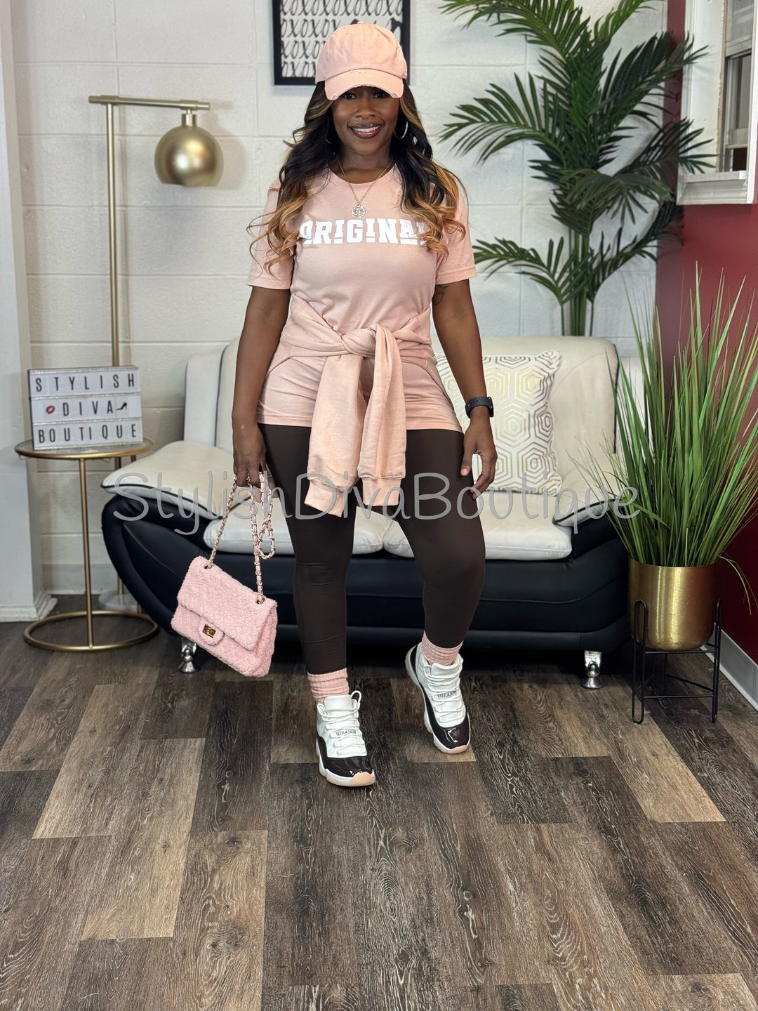 ORIGINAL Signature Graphic Tee (Blush Pink)