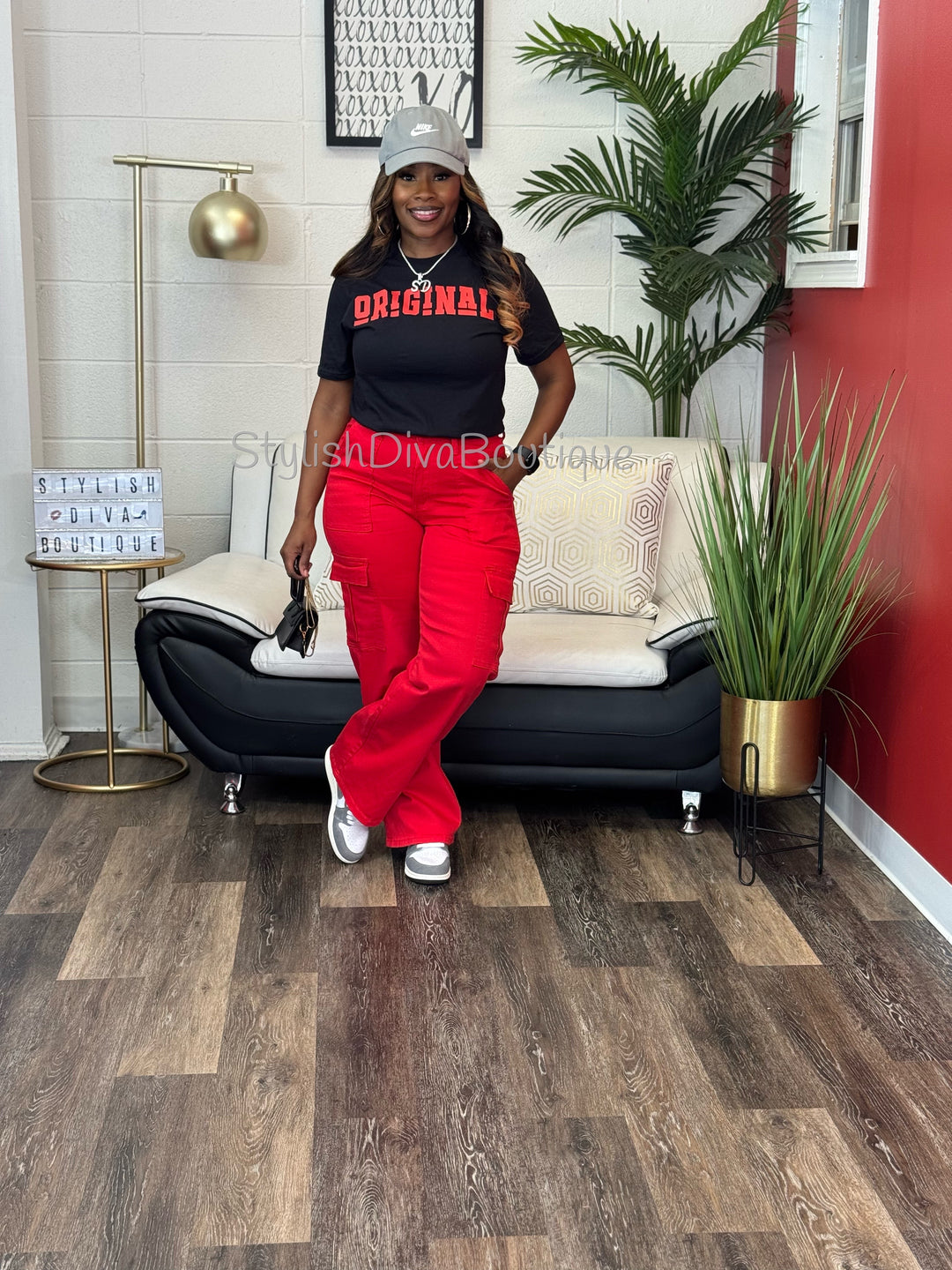 ORIGINAL T-Shirt (Red Print)