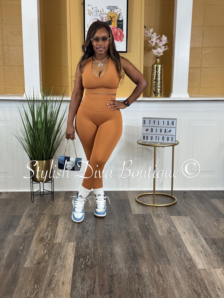 Totally Cute Active Set (Almond Brown)