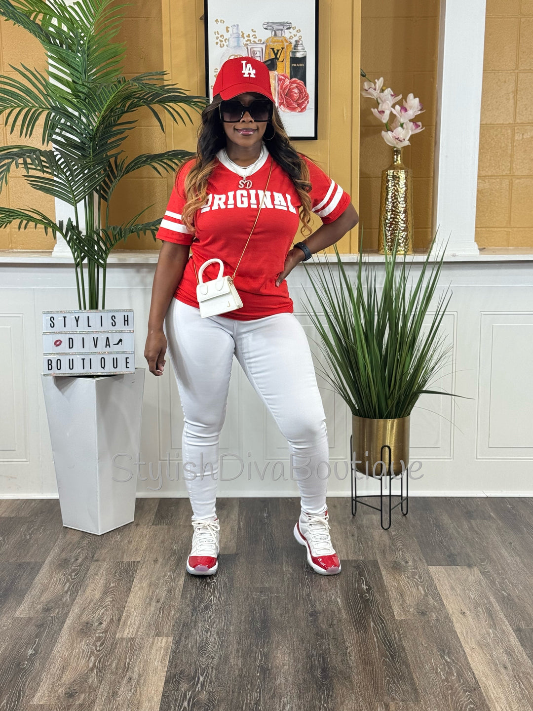 ORIGINAL Varsity Tee (Power Red)