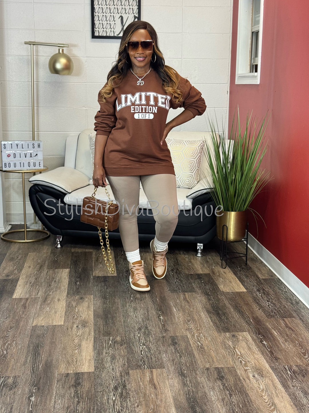 Limited Edition 1 of 1 Sweatshirt Only up to 3XL (White Print)